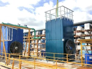 Replacement of the cooling system in the chemical industry